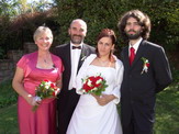 s rodiči nevěsty Maruškou a Dominikem